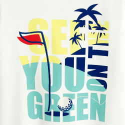 تيشيرت بأكمام قصيرة مزيّن...